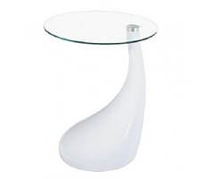 Столик Перла журнальний білий