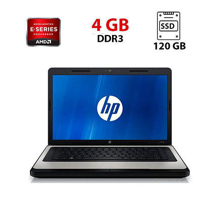 Ноутбук Б-клас HP 635/ 15.6" (1366x768)/ AMD E-300/ 4 GB RAM/ 120 GB SSD/ Radeon HD 6310/ АКБ 0%, фото 1