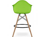 Стілець Тауер Вуд Eames барний високий зелений, фото 3