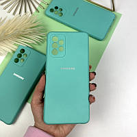 Силиконовый чехол на Samsung A72 Sea blue (21)