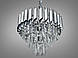 Кришталева люстра в хромі/золоті Linisoln 9001/400 FG+GD SL+CH, фото 2