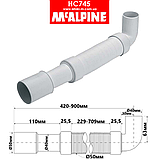 Труба гофрована кутова 40х40/50 мм до 1000 мм HC745 McAlpine, фото 3
