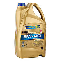 Масло моторное синтетическое 5л 5w-40 hcs RAVENOL (BYD Амулет) RAV HCS SAE 5W40 5L-RAVENOL