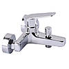 Змішувач для ванни з коротким виливом з гарнітуром латунний TOPAZ CAPRI TCA-15101-H43 Хром глянець, фото 3