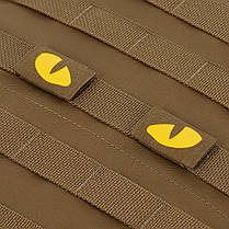 M-Tac нашивка Tiger Eyes Laser Cut (пара) Coyote/Yellow/GID, фото 4