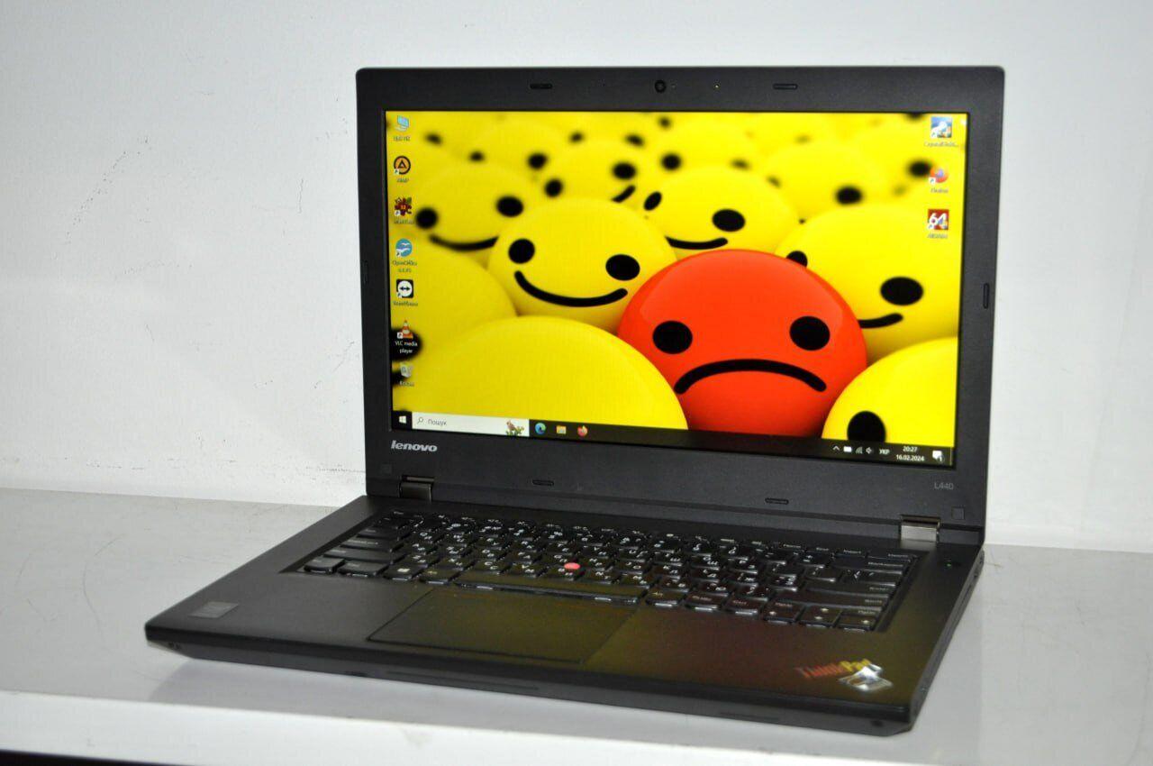 Б/в Ноутбук Б-клас Lenovo ThinkPad L440 14" 1920x1080| Core i5-4200M| 16 GB RAM| 128 GB SSD| HD 4600