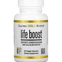 Витамины для здоровье сердечно-сосудистой системы и клеток California Gold Nutrition (Life Boost) 60