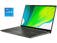 Ультрабук Acer Swift SF514-55 / 14" (1920x1080) IPS Touch / Intel Core i5-1135G7 (4 (8) ядра по 2.4 - 4.2 GHz)
