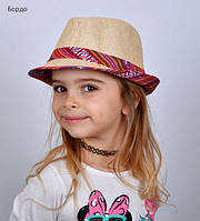 Челентанка детская из бумаги, р. 54 см , шляпа для девочек и мальчиков
