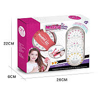 Magic Jewel Drill Diy Интерактивная прическа для девочек Красота Play Set Toy Braider Kits gw