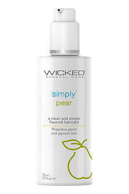 Оральний лубрикант на водній основі зі смаком коричневого Груші Wicked Sensual Care 70 мл Love&Life