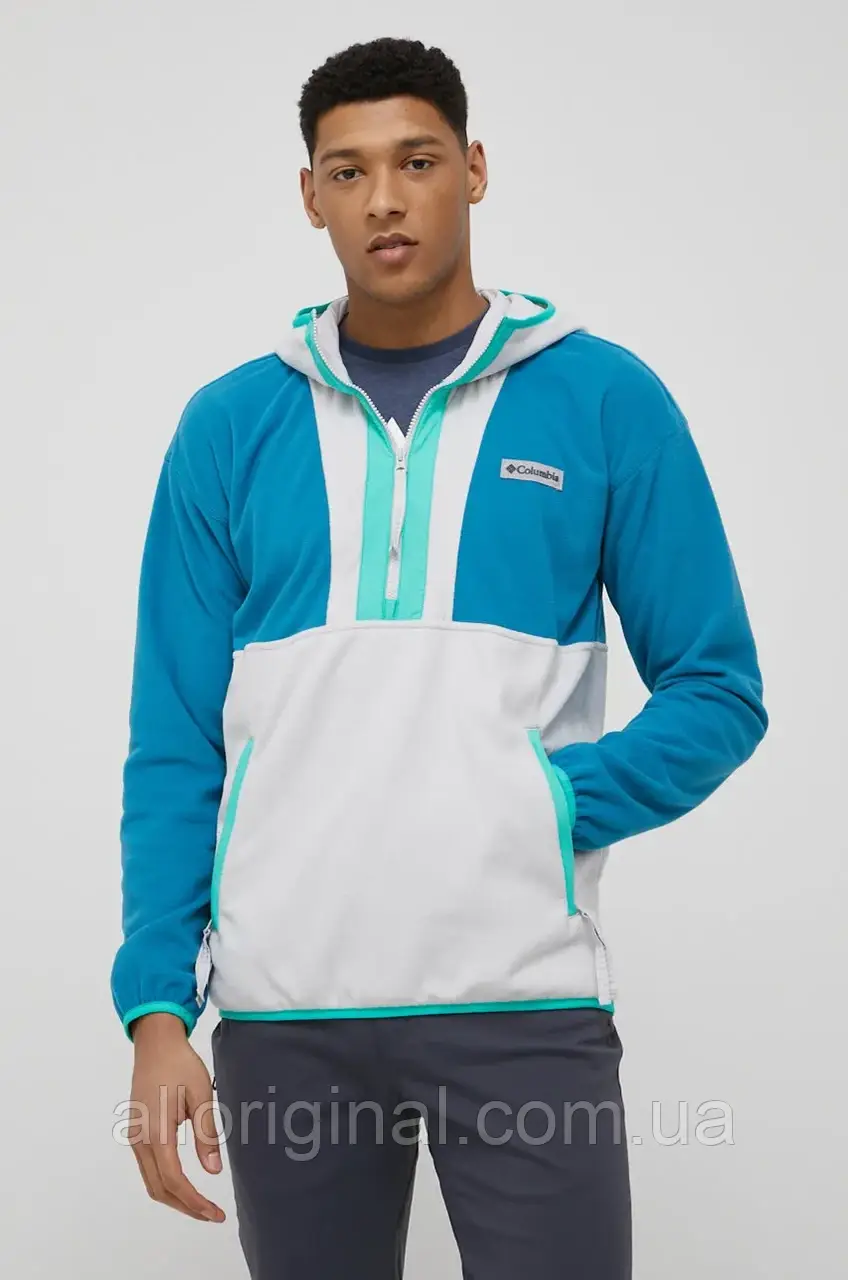 AllOriginal com ua Флісова кофта Columbia Backbowl колір сірий з капюшоном візерунок 1990745 РОЗМІРИ ЗАПИТУЙТЕ, фото 1