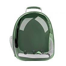 Рюкзак-переноска для кішок Taotaopets 252203 Panoramic 35*25*42cm Green