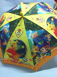 Дитяча парасолька "Мультики" Жовта