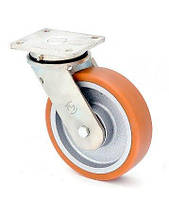 Колесо поворотное KAMA STRONG с крепежной панелью 100 мм (4502-STR-100-В) GS, код: 1538317