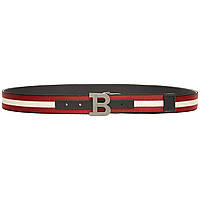 Ремень Bally B Buckle 35 M.T/26 Belt Black/Bone/Red Доставка від 14 днів - Оригинал