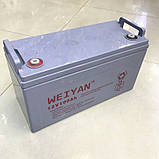 Універсальна акумуляторна батарея Jarrett 100Ah12V гель, для ДБЖ/інверторів/аварійного освітлення, фото 3