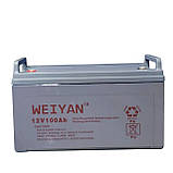 Універсальна акумуляторна батарея Jarrett 100Ah12V гель, для ДБЖ/інверторів/аварійного освітлення, фото 4