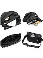 Сумка-слінг 29 x 13 x 19 см Weatro Чорна ssch-kit-0014, фото 5