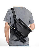 Сумка-слінг 29 x 13 x 19 см Weatro Чорна ssch-kit-0014, фото 9