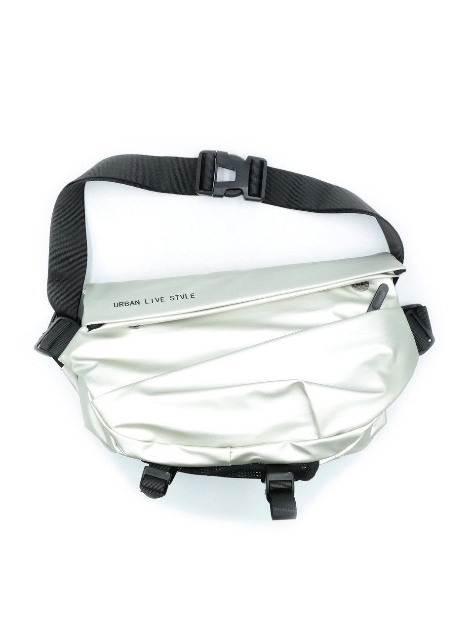 Сумка-слінг 29 x 13 x 19 см Weatro Срібна ssch-kit-0016, фото 1
