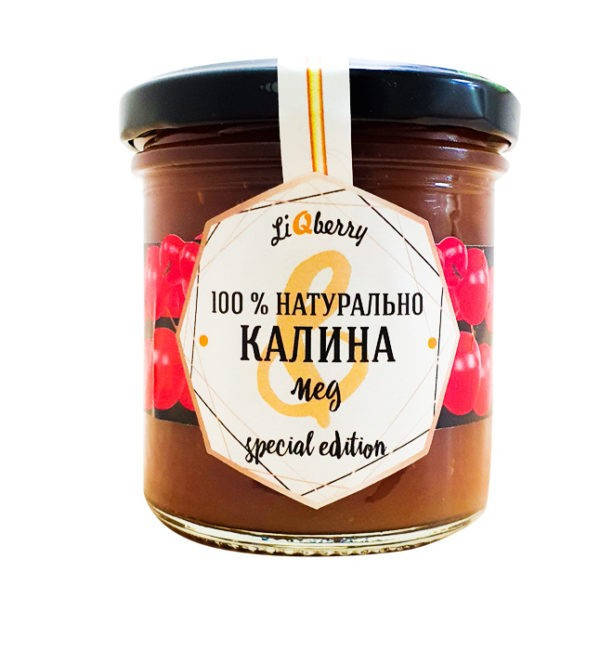 

Паста с калиной и медом LiQberry 165 г