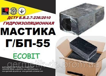 Мастика Г/БП-55 Ecobit ДСТУ Б.В.2.7-236:2010 бітума гідроізоляційна