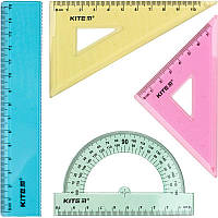 Набор линеек Kite Ruler Set разноцветный (K17-281) BF, код: 7704147