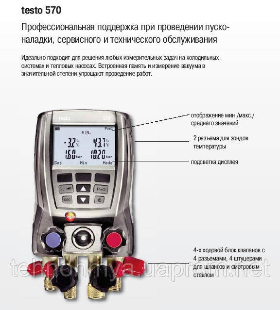 Газоаналізатор testo 570