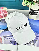 Белая бейсболка кепка Celine Селин Турция