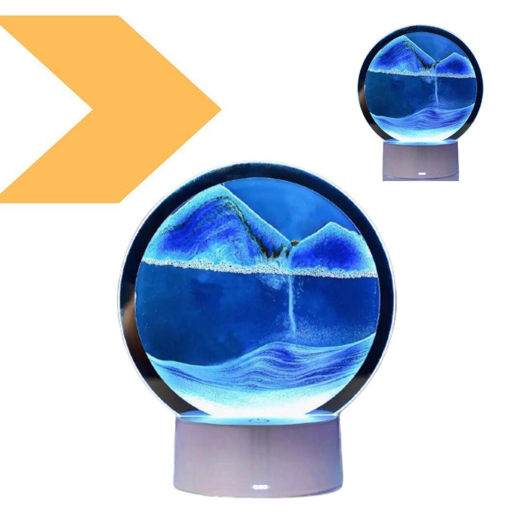 3D песочні художні лампи з підсвічуванням LED (43475-_363), фото 1