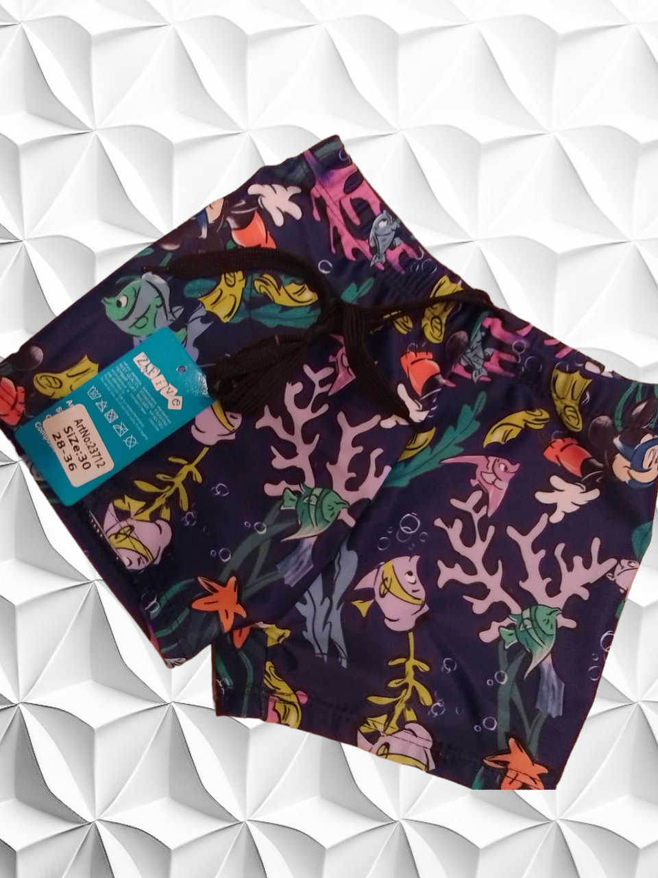 Шорты-плавки детские Z.Five 23712 синий(В НАЛИЧИИ ТОЛЬКО 28 30 32 34 36 УКР р-ры)