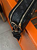 Жіноча сумка Guess The Snapshot Bag Black Blue (Чорна) Екошкіра Крос Боді на 2 відділення широкий ремінь Гесс, фото 4