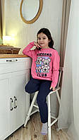 Дитяча натуральна піжама кофта з довгими рукавами та штани Primark трикотажна піжама для дівчинки