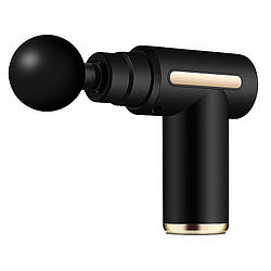 Масажер пістолет KH-3251 електричний ударний для шиї та спини з регульованими режимами Black 12105-67161