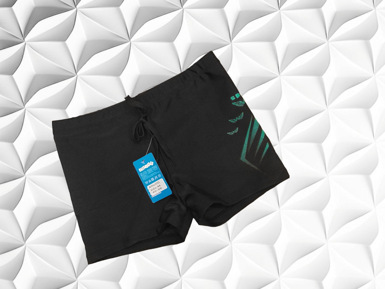 Шорты-плавки подростковые Z.Five 5552 черный (В НАЛИЧИИ ТОЛЬКО 44 УКР р-ры)