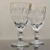 Келихи для вина "Золотий смарагд", 6шт, 325мл, фото 3