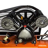 Компресор V 2,5кВт 378л/хв 8 бар 100л пасовий 2 крана Grad, фото 2