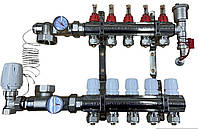 Коллектор для теплого пола ZEGOR в сборе без насоса 7 контура