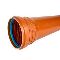 Труба для наружной канализации ASG Esterno D160мм 2м x4мм