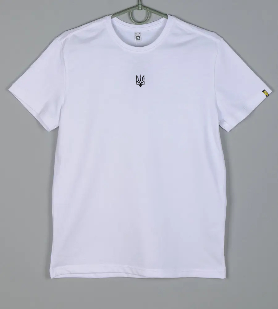 Футболка юніор Тризуб 2401п (Уп.4шт XS, S), Білий, фото 1