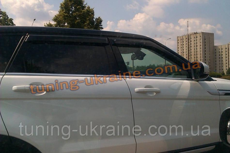 Дефлектори вікон (вітровики) COBRA-Tuning LAND ROVER RANGE ROVER EVOQUE 5D 2011 - фото 1 - id-p384786629