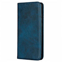 Чохол книжка Leather Fold Redmi 10C/12C Dark Blue