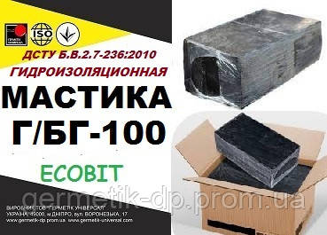 Мастика Г/БГ-100 Ecobit ДСТУ Б.В.2.7-236:2010 бітума гідроізоляційна