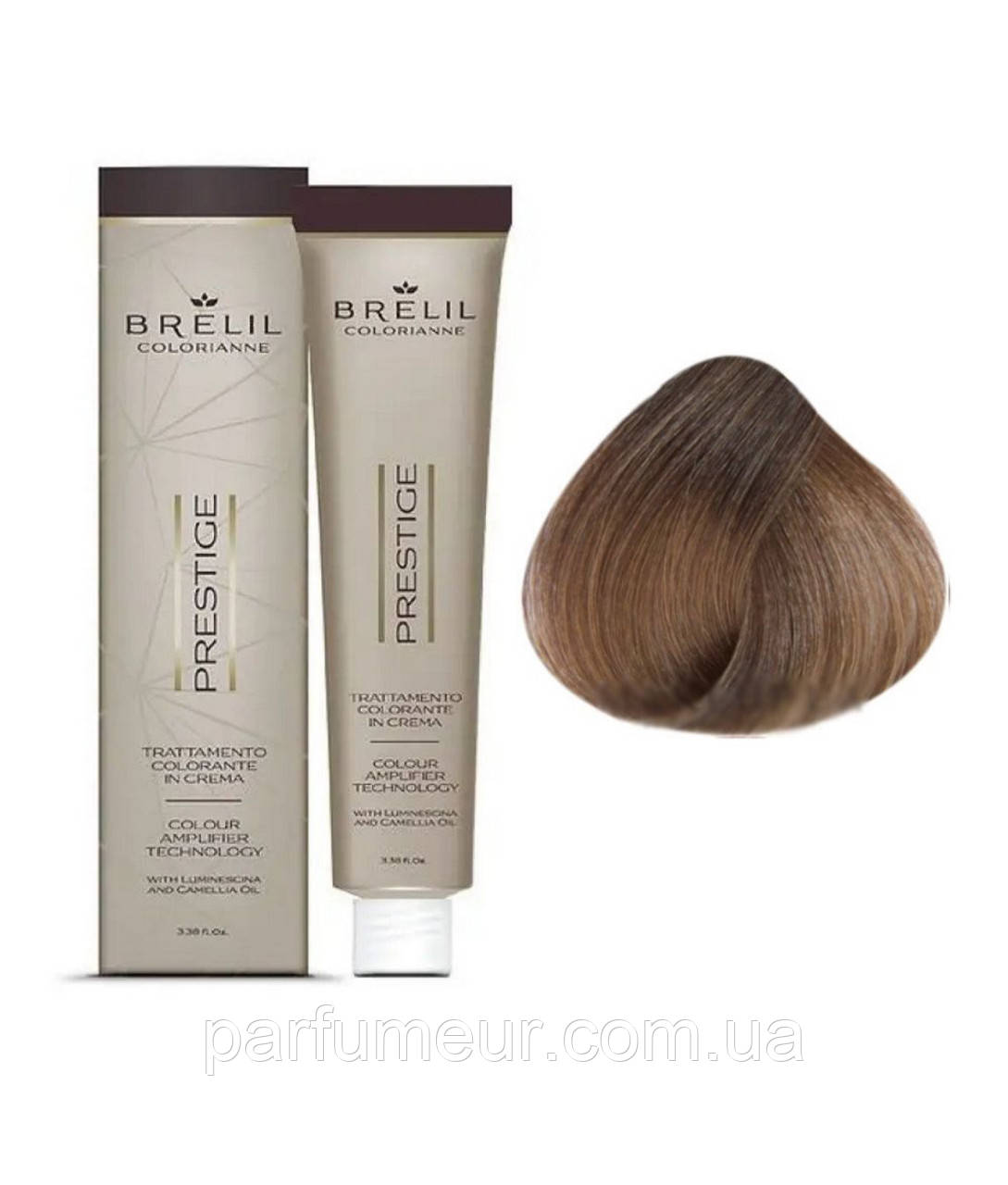 Крем-фарба для волосся Brelilil Colorianne Prestige 9/13 світлий золотисто-пісочний блондин 100 мл, фото 1