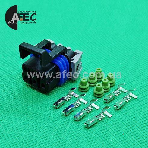 Роз'єм 6-контактний заднього ліхтаря на Шевроліт GM 12101854