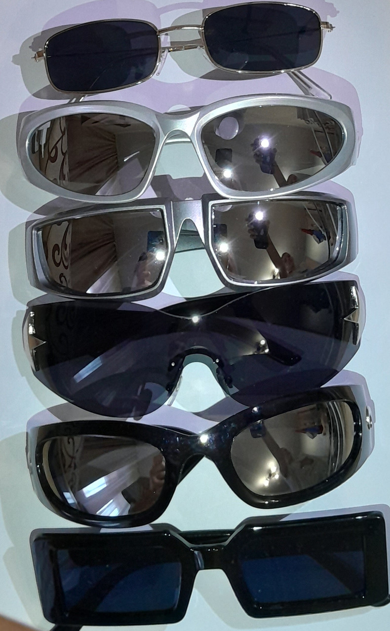 З ДЕФЕКТОМ НА ВИБІР Спортивні У2К окуляри від сонця.  Трендові жіночі чоловічі сонцезахисні стильні окуляри