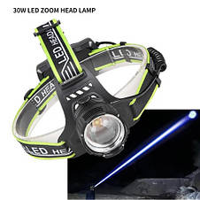 Ліхтар налобний A16 white laser LED PM10-TG, zoom, фото 4
