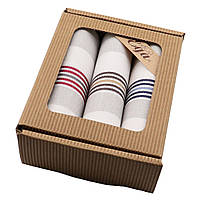 Набор светлых носовых платков для мужчин EGA СН-796/3 3 шт