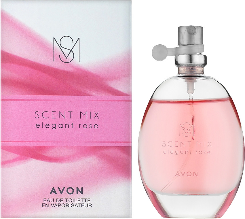 Туалетна вода Avon Scent Mix Elegant Rose для Неї Моно аромат 30 мл